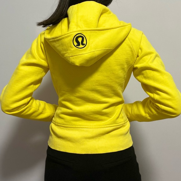 Lululemon Yellow Scuba Hoodie - Picture 2 of 2